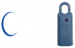 Supra logo with photo of a supra lockbox